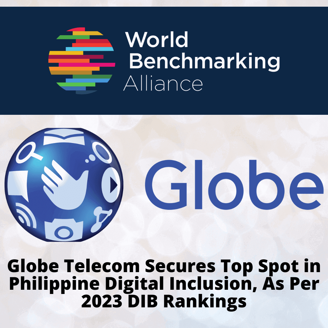 Globe Telecom Secures Top Spot in Philippine Digital Inclusion As Per 2023 DIB Rankings