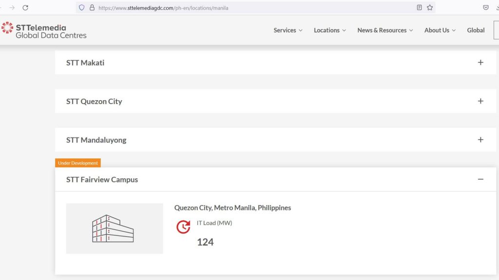 STT global Data Centres Fairview Quezon City Campus (Under Development)