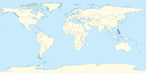 philippine in world map
